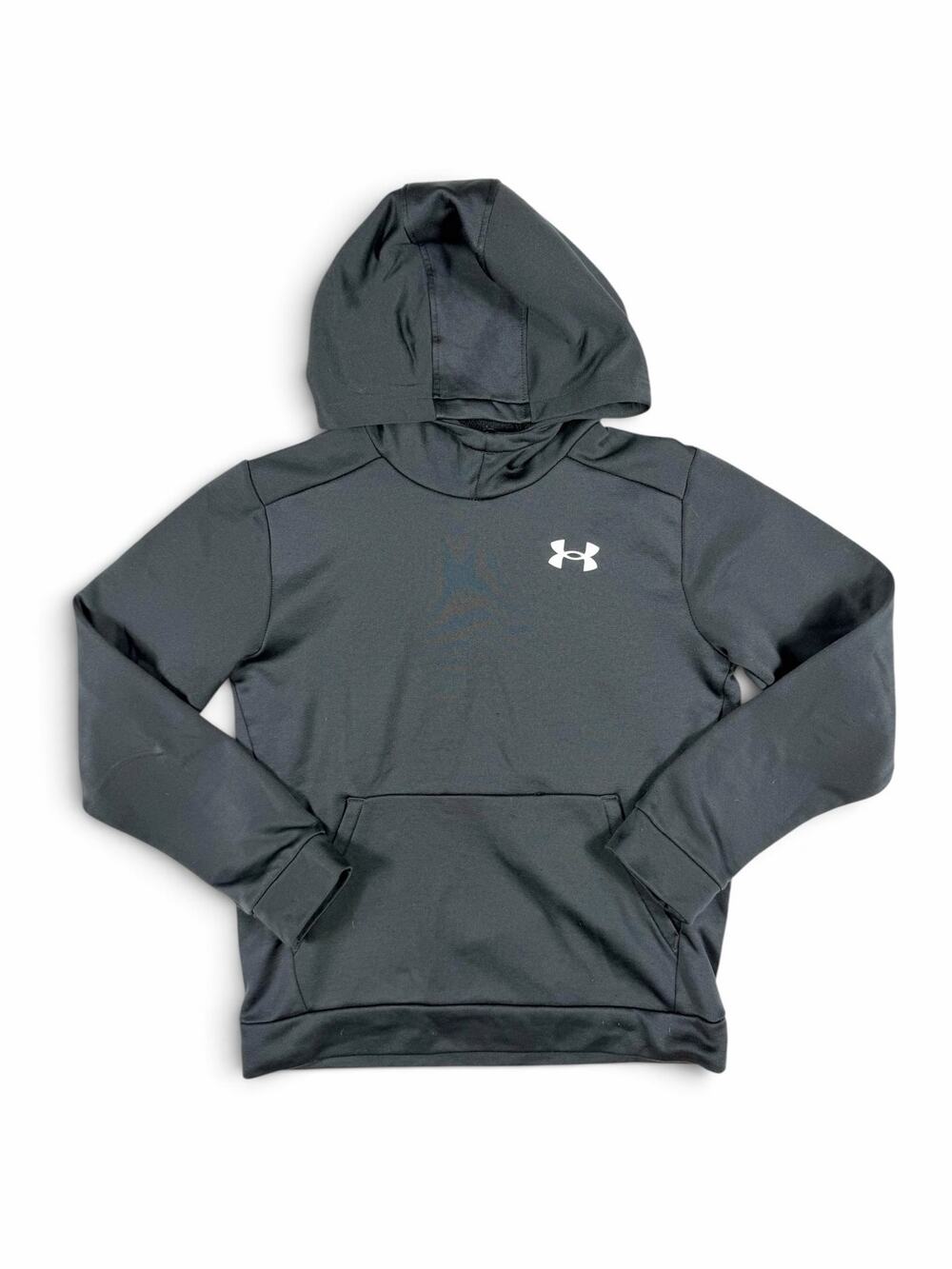 Under Armour Boys’ Armour Fleece Graphic Hoodie Black Youth Large 14-16
